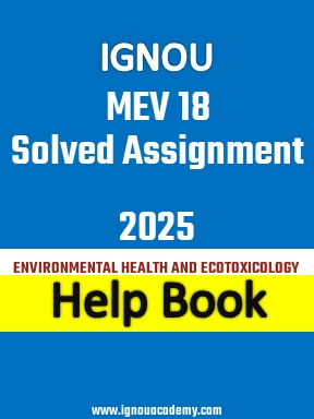 IGNOU MEV 18 Solved Assignment 2025